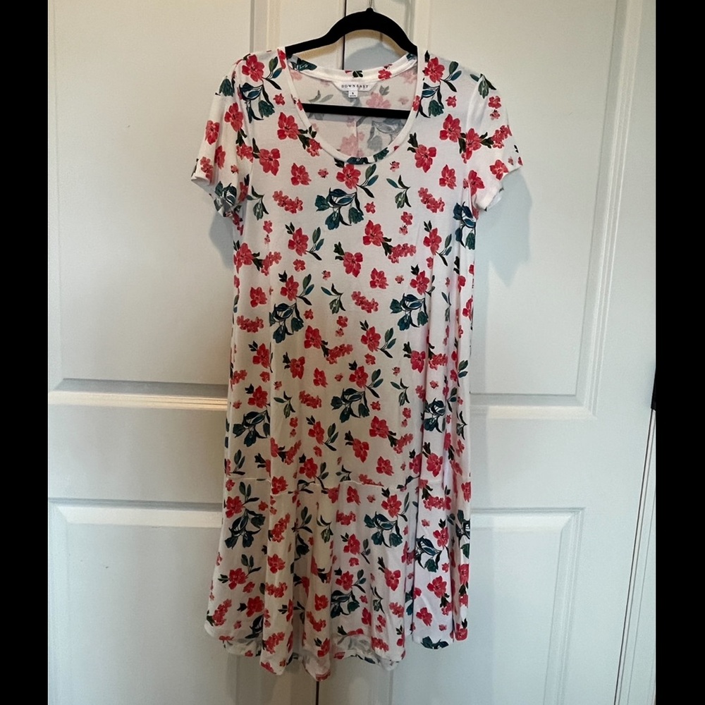 Cherry Blossom Floral Midi Dress